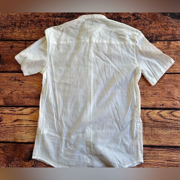 Zara stand collar flowy white button shirt. Size‎ Small - Picture 8 of 13